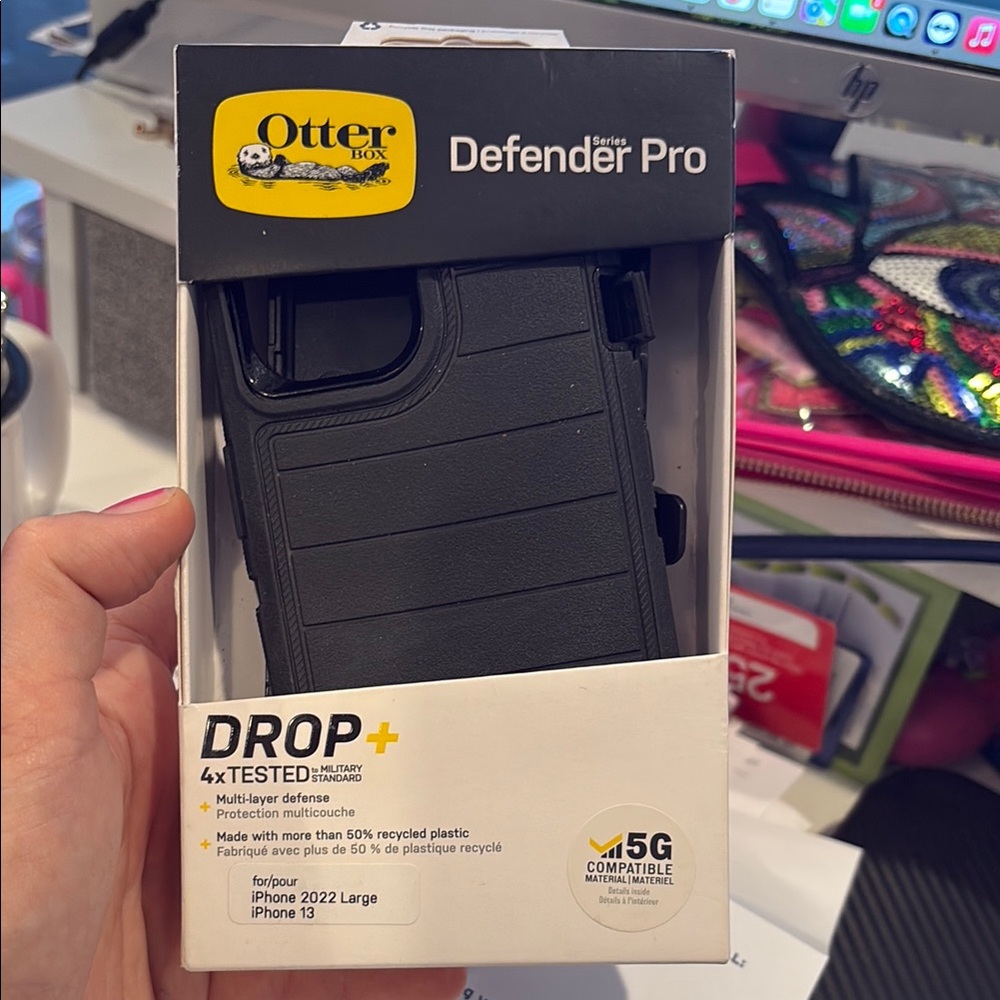 OtterBox Defender Pro Black Case for iPhone 13